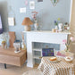 Rattan Pleated Built-in Battery Table lamp