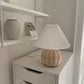 Rattan Pleated Built-in Battery Table lamp