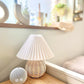 Rattan Pleated Built-in Battery Table lamp