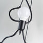 Vintage Iron Little Man Modern Arts Chandelier LED Ceiling Lamp Home Living Room Children Bedroom Decor Black E27 Pendant Lights