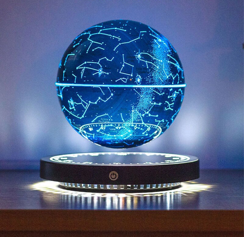 Rotating Levitating Constellation Lamp