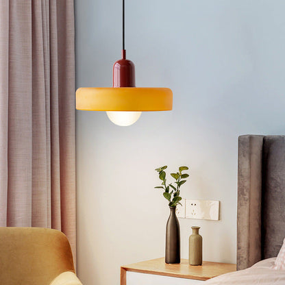 Bauhaus Stained Glass Pendant Light