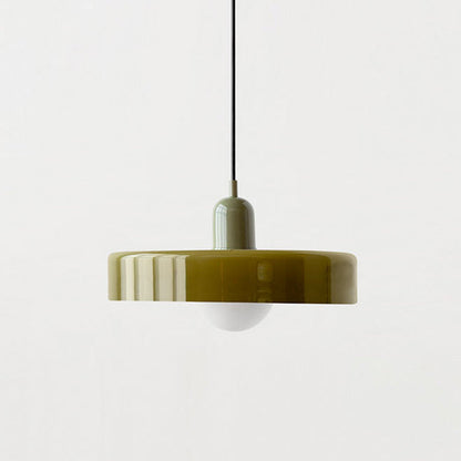 Bauhaus Stained Glass Pendant Light