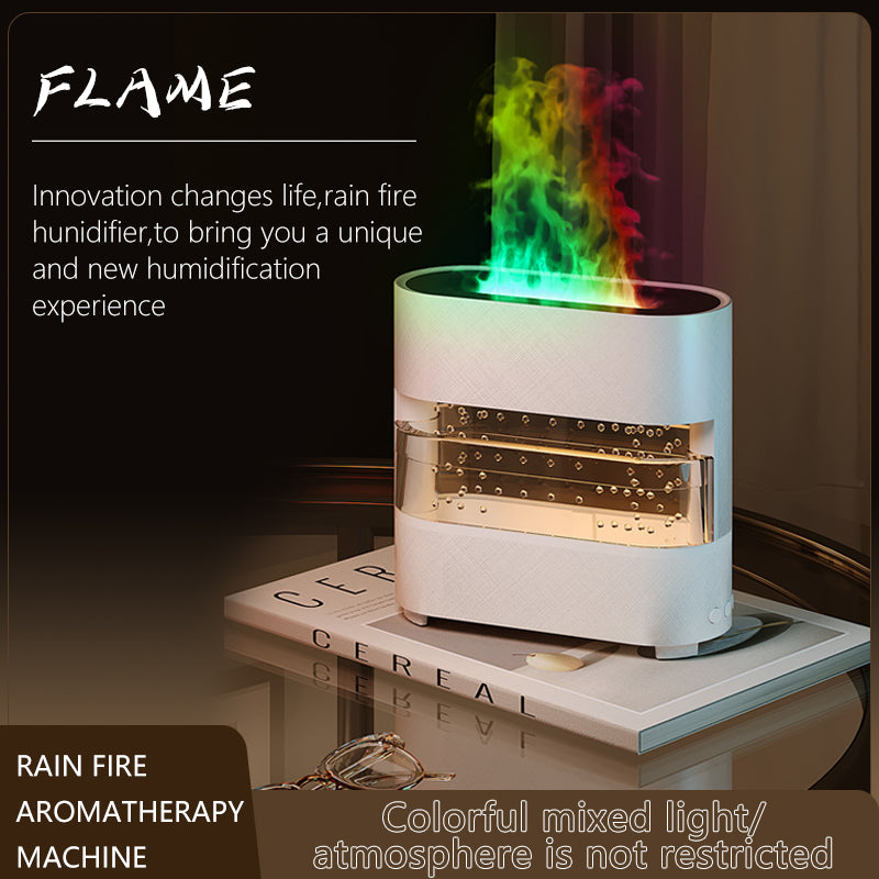 "Flame Rainwater Aroma Humidifier"