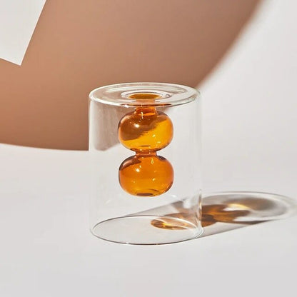 Colored Glass Vase
