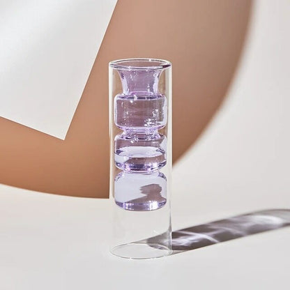 Colored Glass Vase