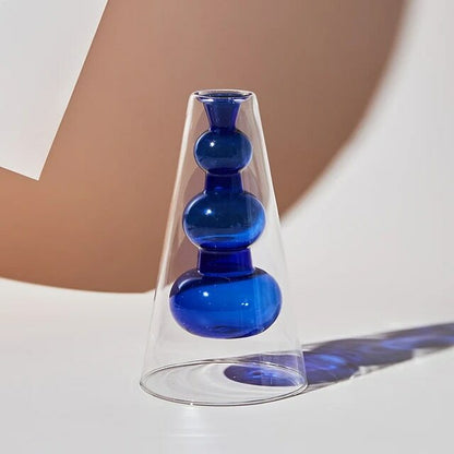 Colored Glass Vase